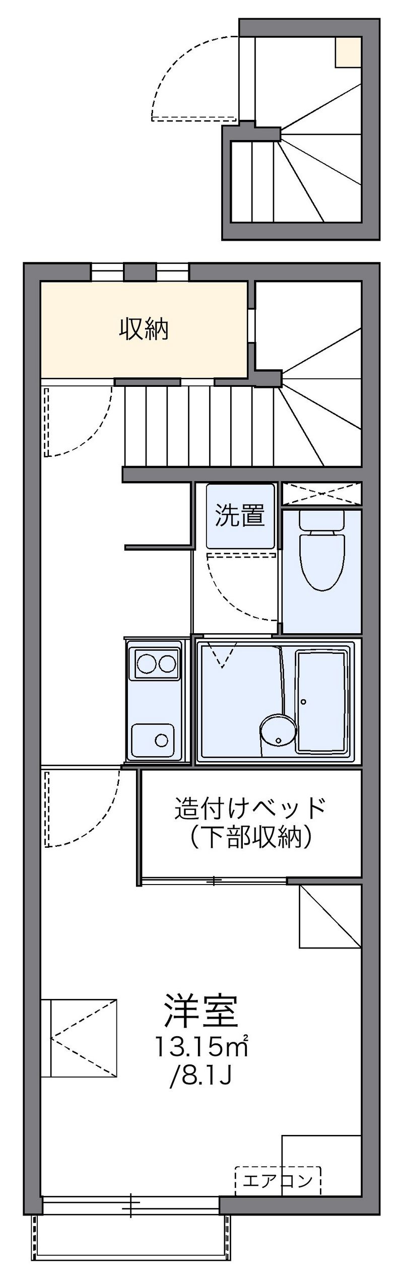 レオネクストほたる 間取図
