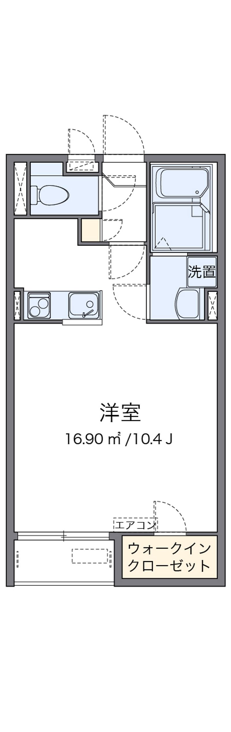 クレイノ宝塚東 間取図