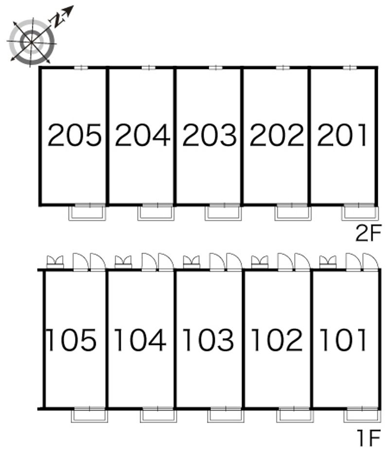 レオパレス恵比寿 間取配置図