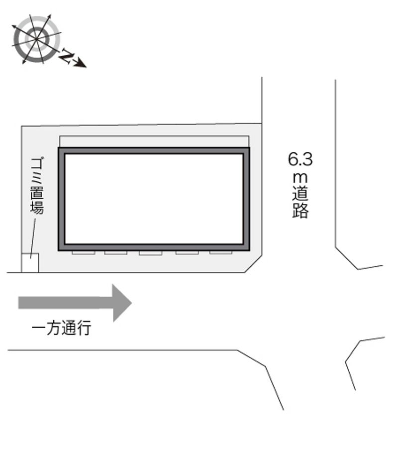 レオパレス折戸 配置図