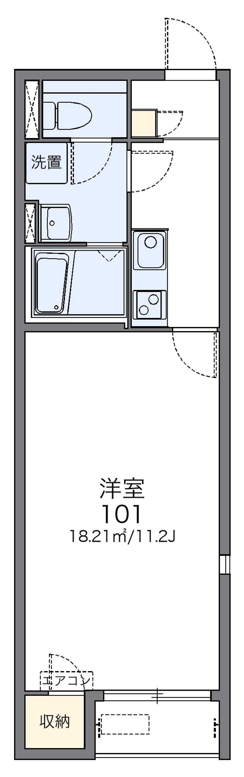 レオネクスト瀬戸駅前 間取図