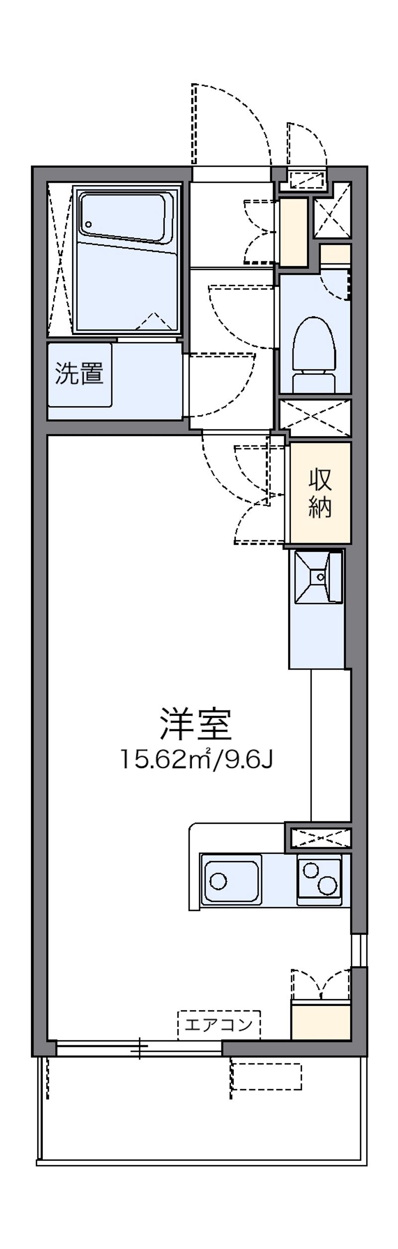 レオネクストアカツキウエスト 間取図