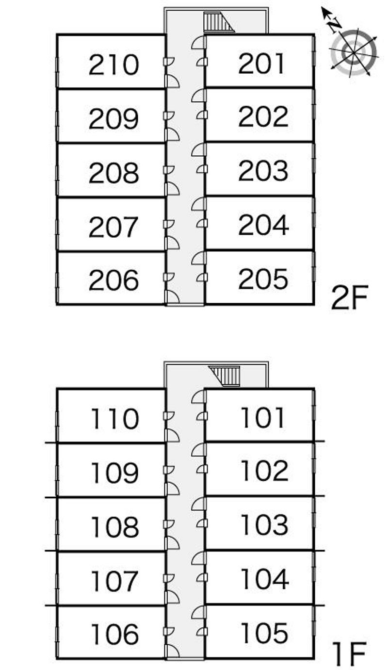 レオパレスツリー 間取配置図