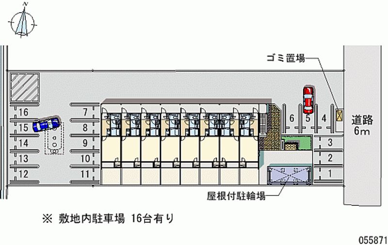 クレイノ忠雅Ⅵ 月極駐車場