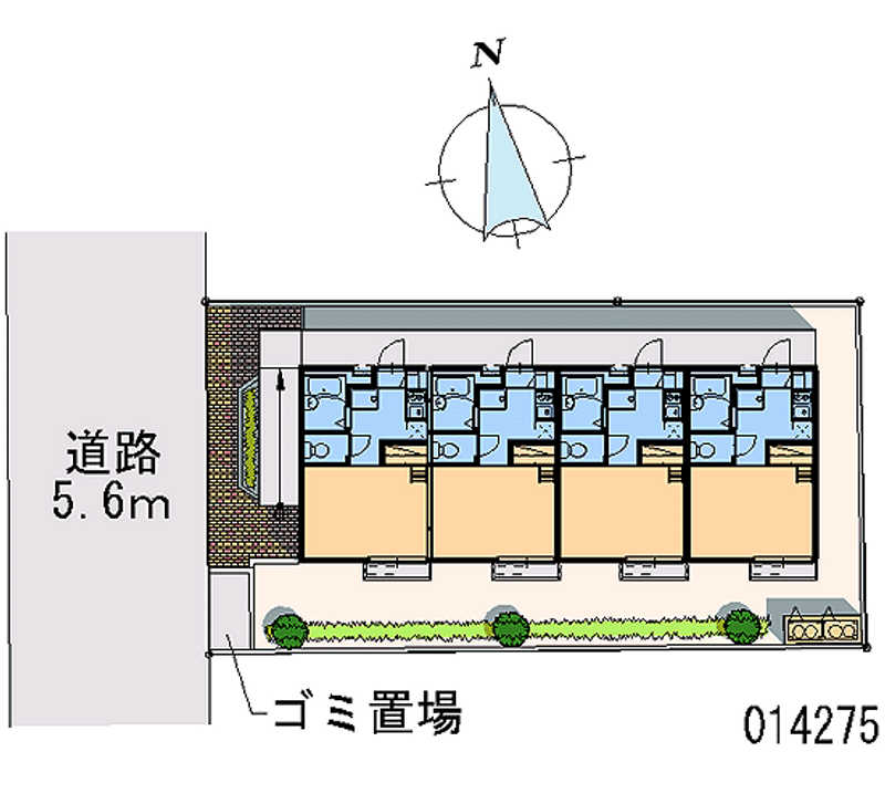 レオパレスアルカチコ 区画図