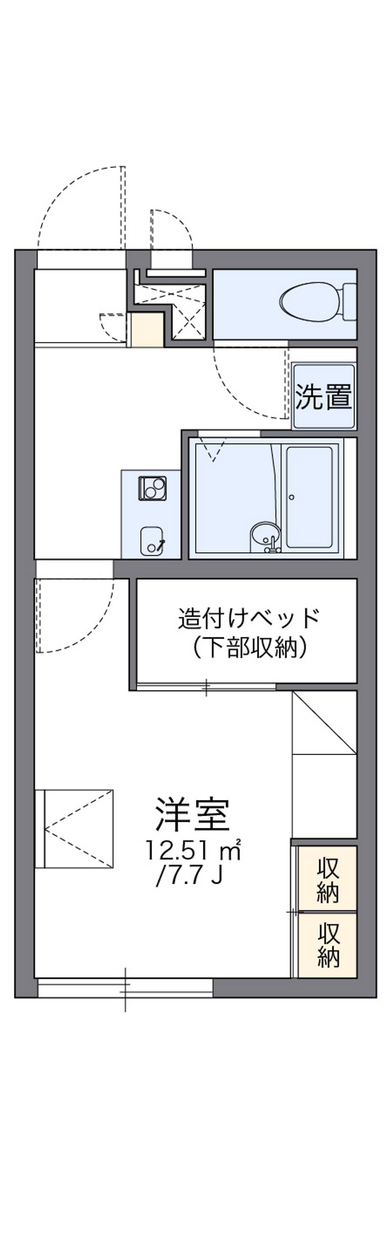 レオパレス宙 間取図
