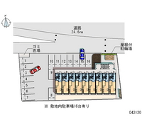 レオパレス北栄 区画図
