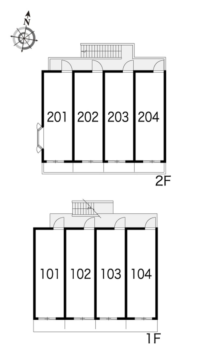 leopalace Excel Ryoke 평면 배치도
