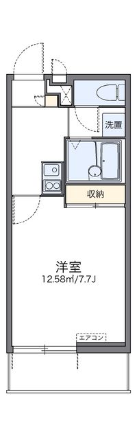 レオパレスサンフォレスト天沼 間取り図