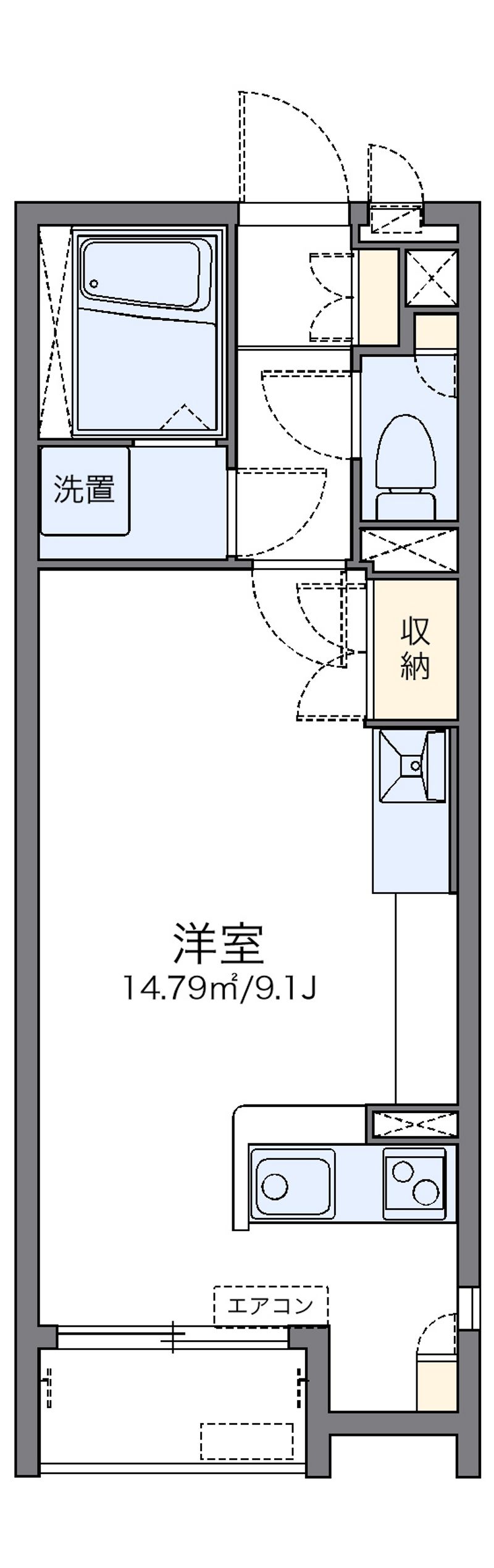レオネクストカサベルテ 間取図