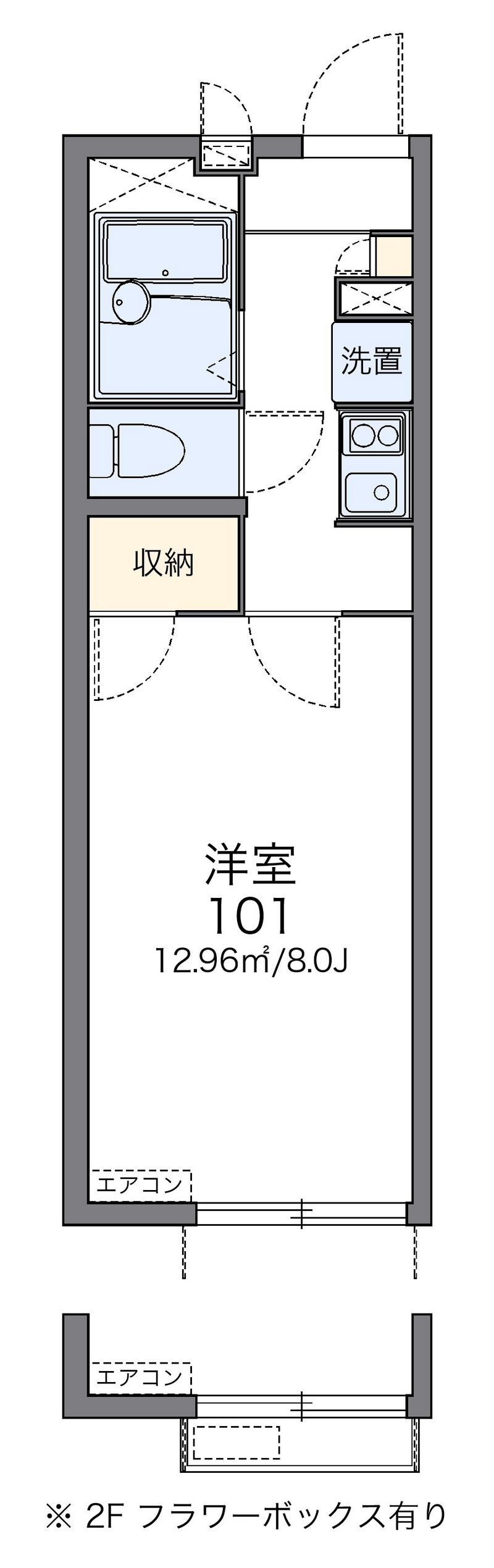 レオパレスステラ 間取図