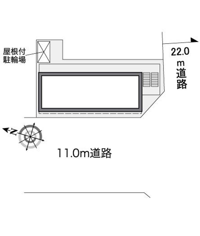 レオパレスカトレアⅡ 配置図