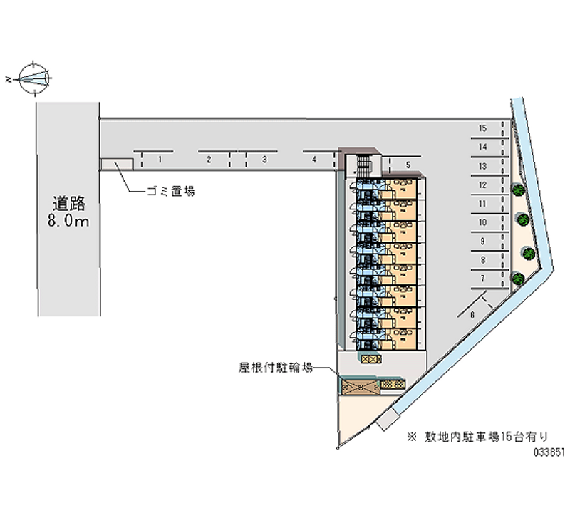 33851 Monthly parking lot