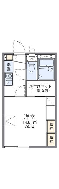 レオパレスＷａｖｅ 間取り図