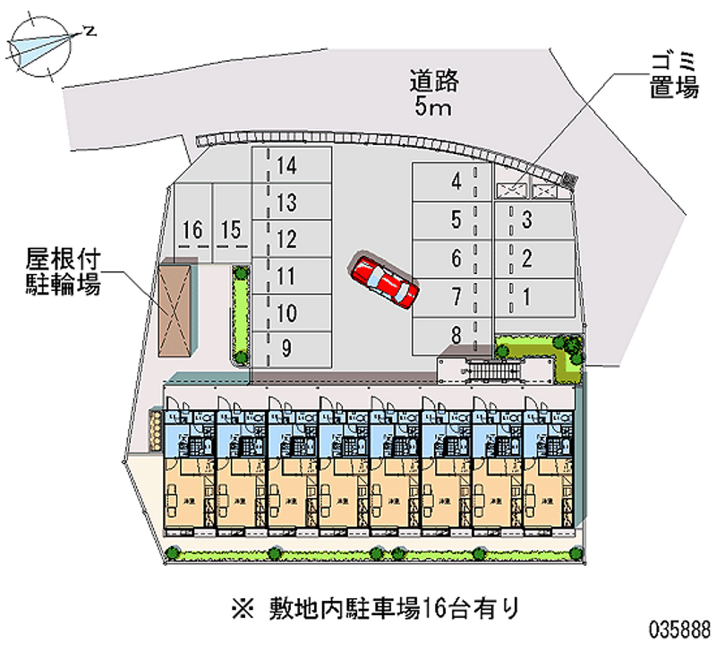 35888 Monthly parking lot