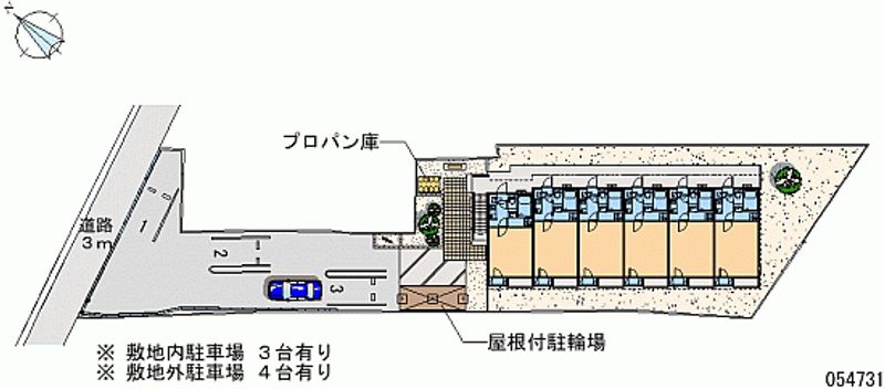 54731 Monthly parking lot