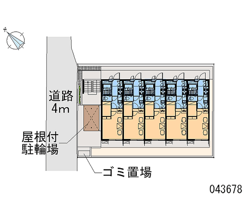 レオパレス生麦駅前 区画図