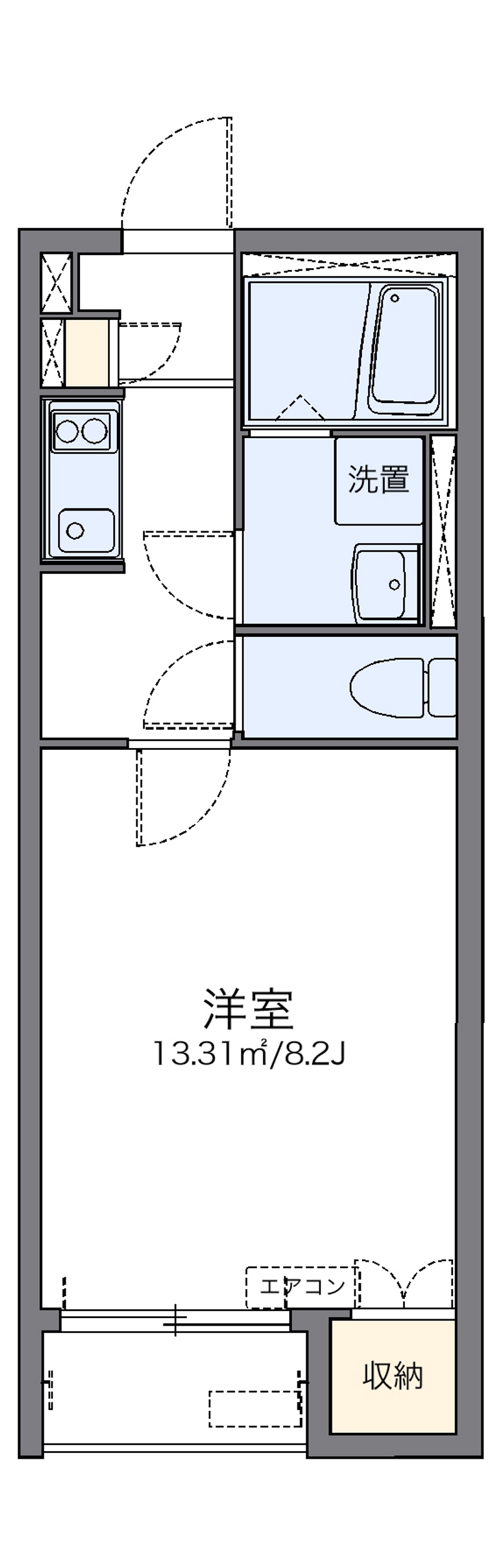 レオネクストラメール 間取り