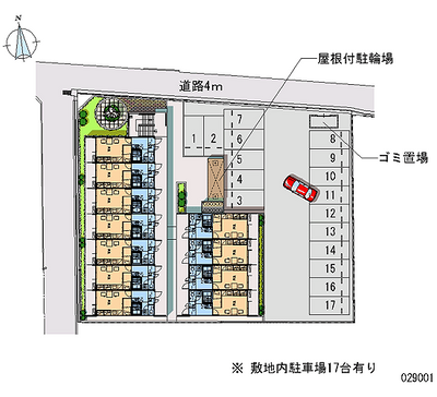 29001 Monthly parking lot