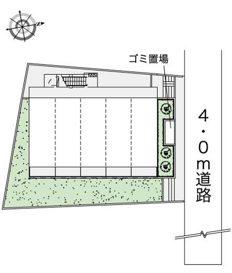 レオパレスプリマベーラ中台 配置図