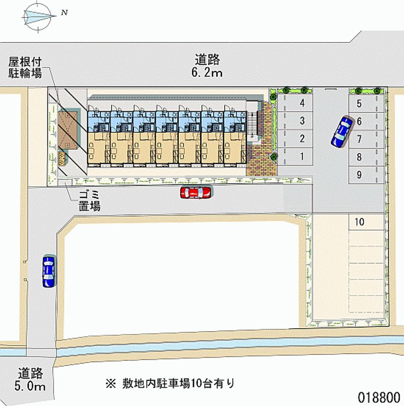 レオパレス太勇Ⅱ 月極駐車場