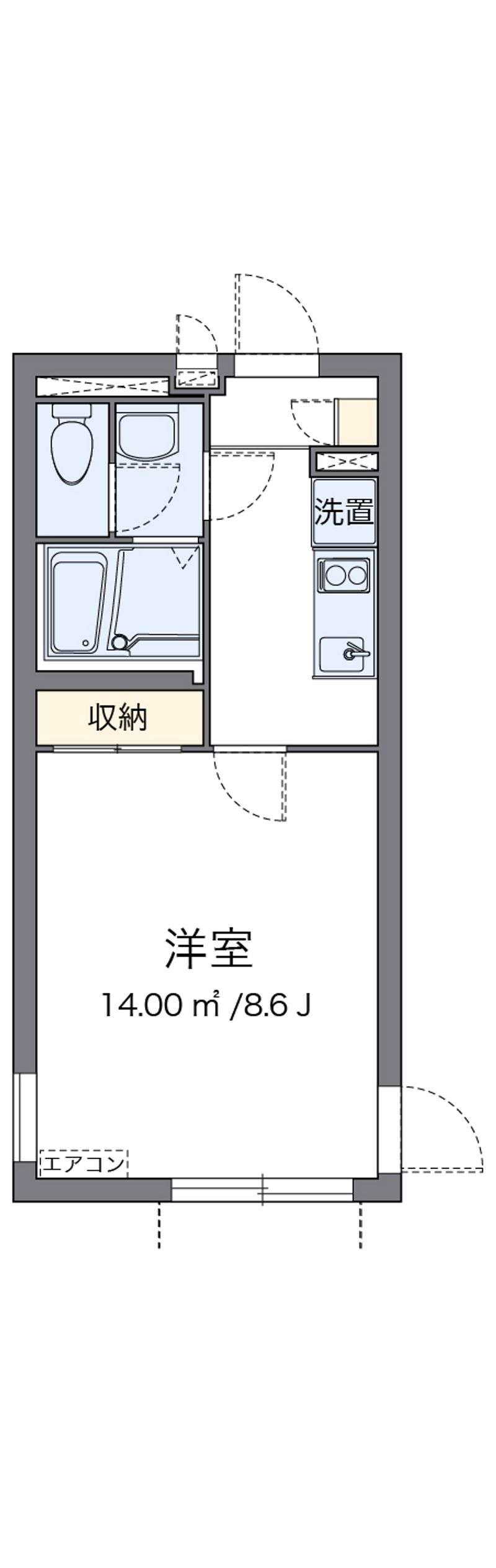 クレイノラ・プルミエール 間取図