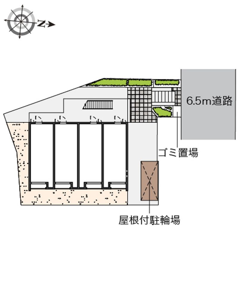 クレイノ杉山Ⅳ 配置図