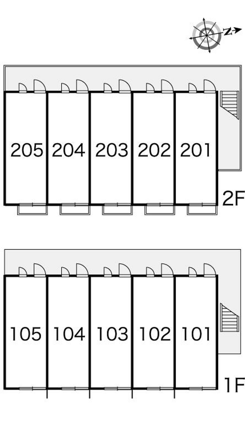 レオパレス積 間取り配置図