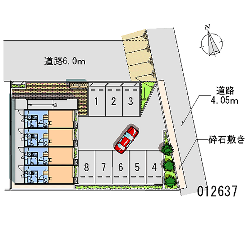 レオパレスヴィラコロンナⅠ 月極駐車場