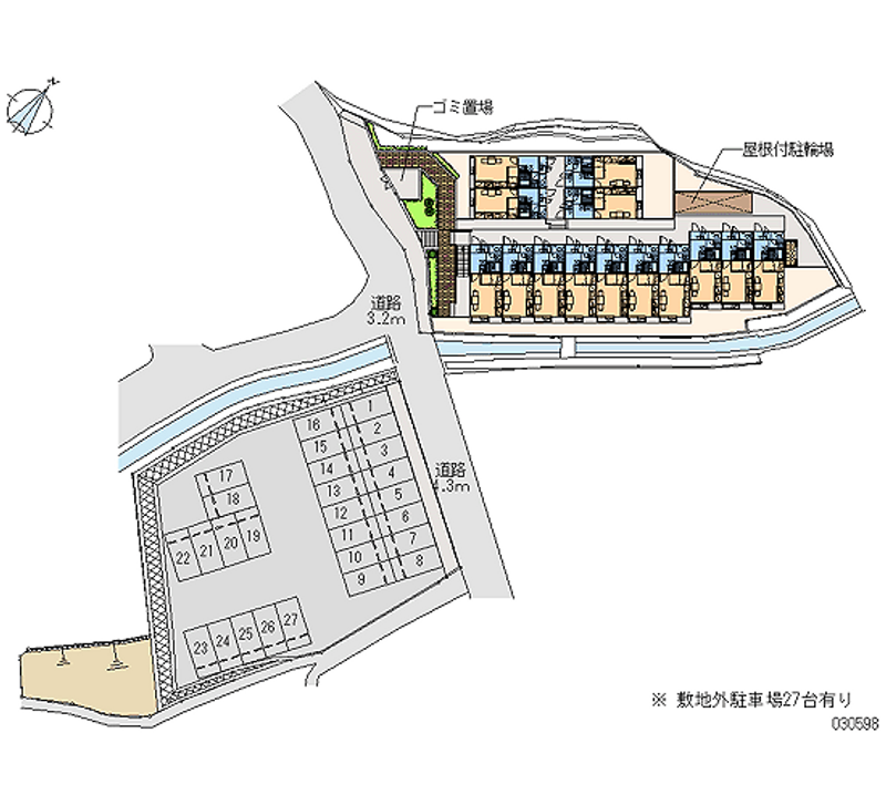 30598 Monthly parking lot