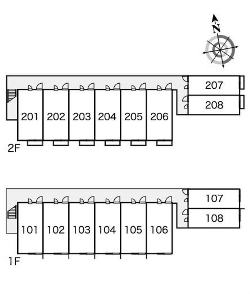 レオパレスＨＭ 間取配置図