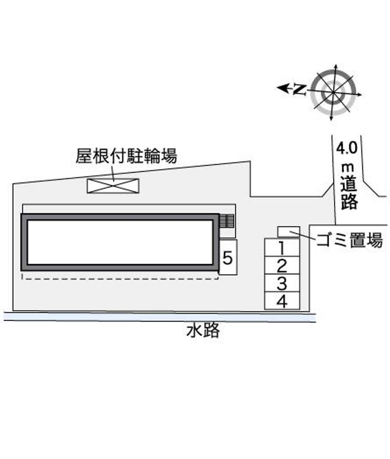 レオパレスＮＥＷ　ＧＲＥＥＮⅡ 配置図