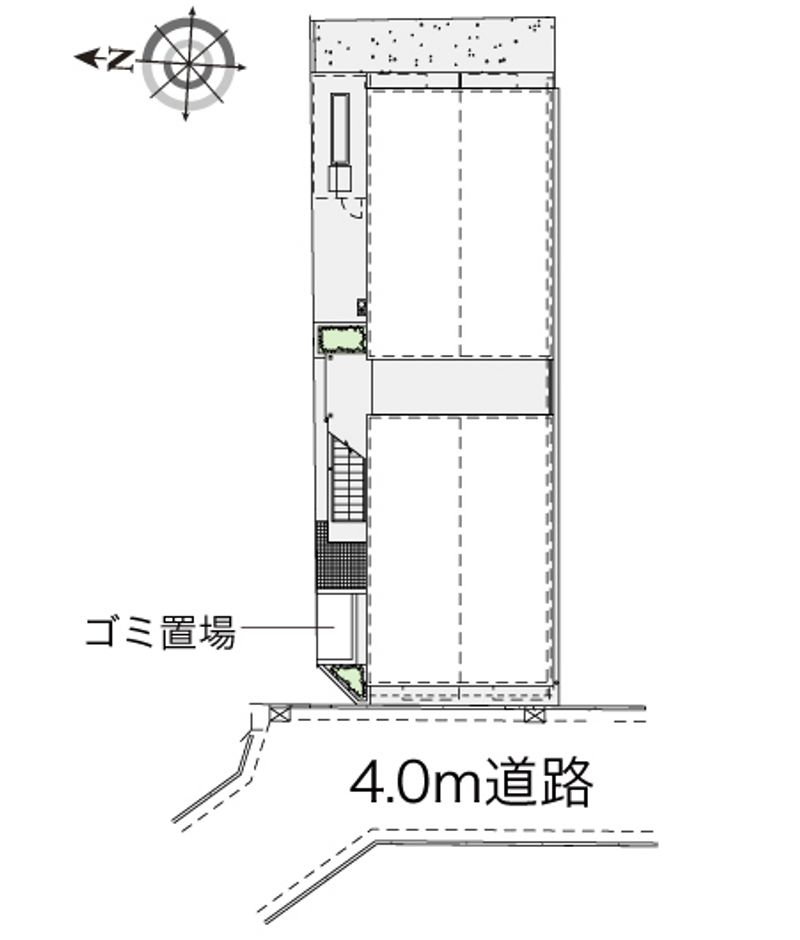 レオパレスワカタケ 配置図