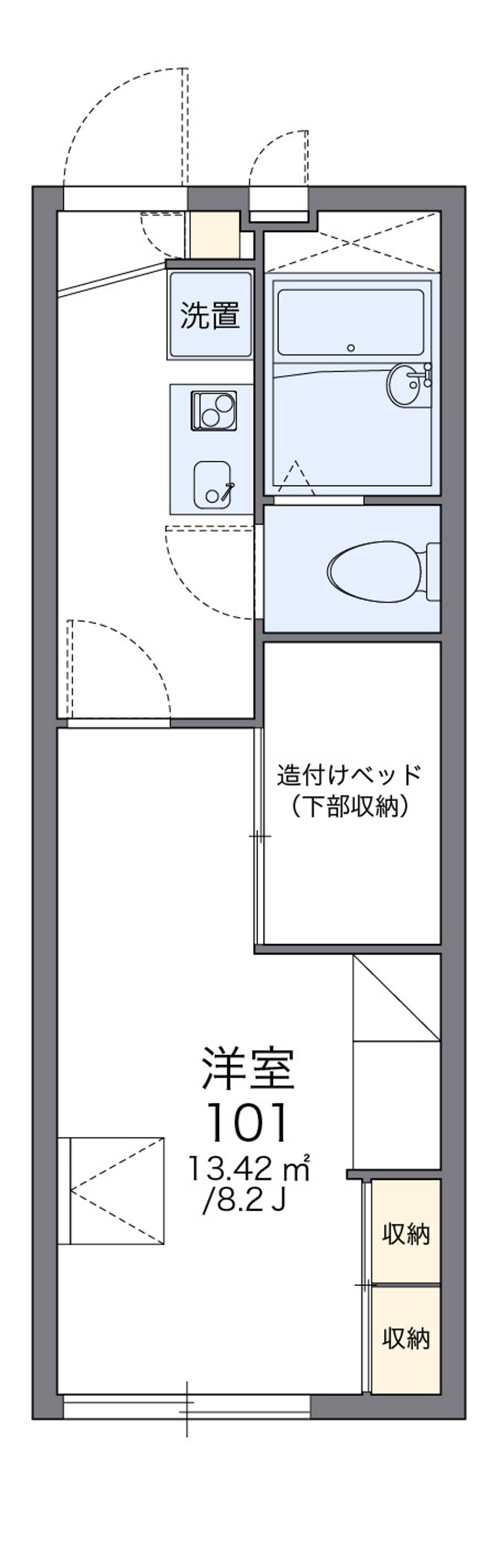 レオパレスＹＹ 間取図
