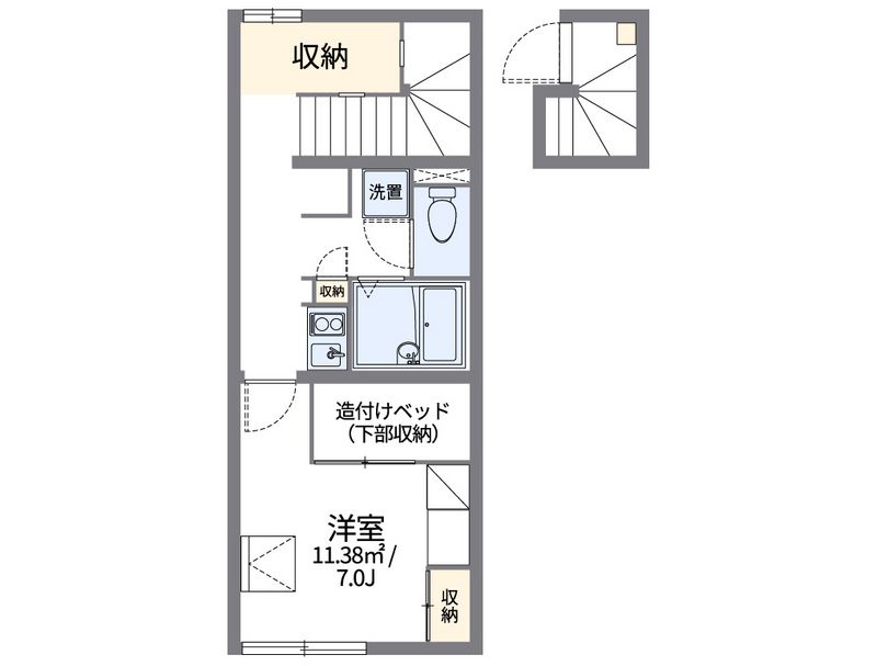 レオパレスソルビエント 間取図