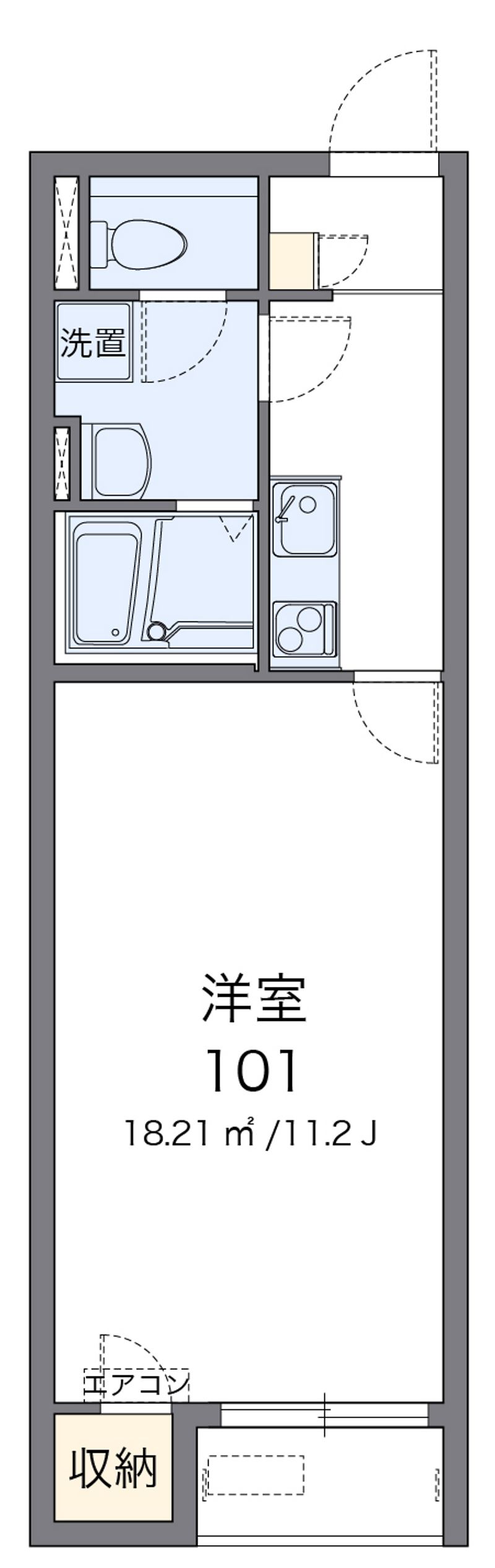 レオネクストアルファ 間取図