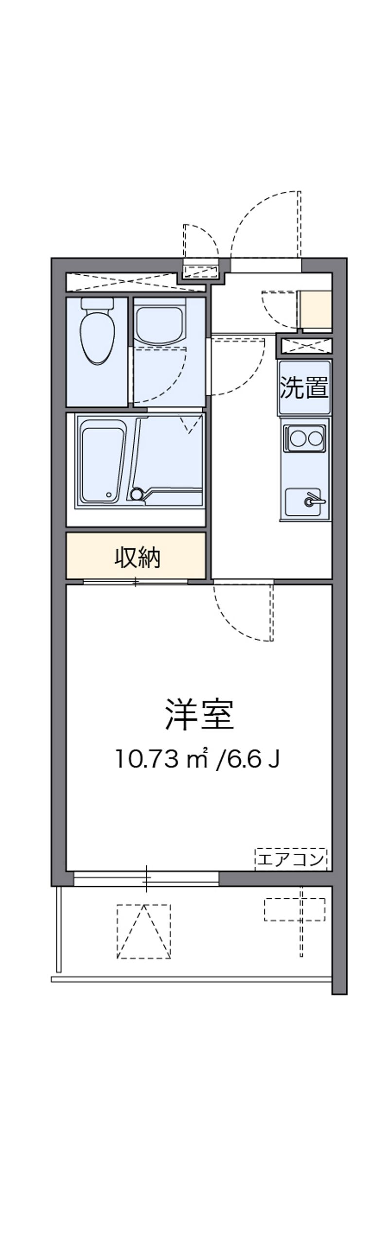 クレイノクレージュ柳原 間取図