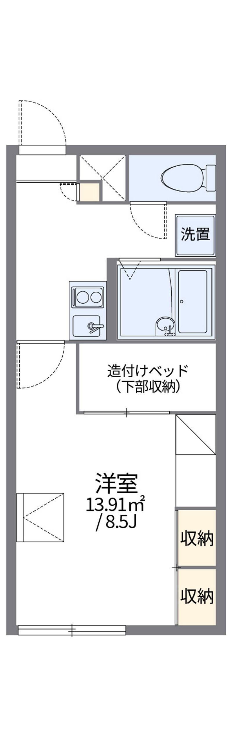 レオパレスＳＫ９ 間取図