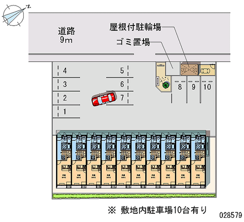 28579 bãi đậu xe hàng tháng