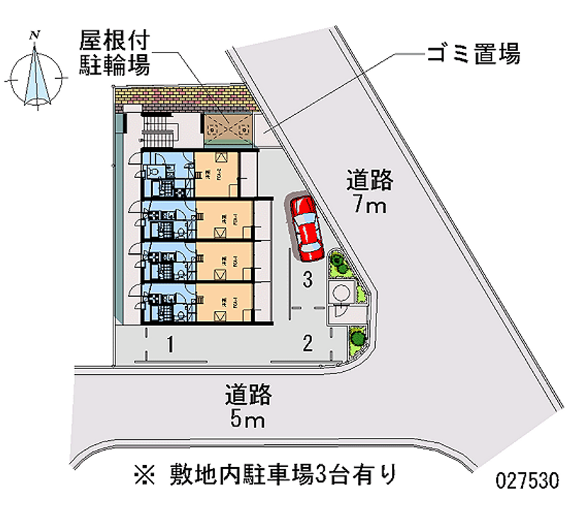 レオパレス南の風 区画図