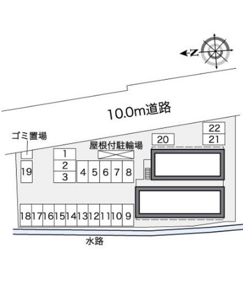 レオパレスドリーム瀬戸内 駐車場