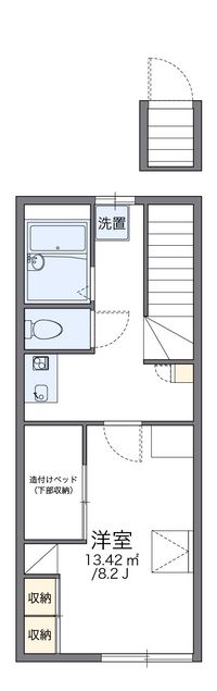 レオパレスサニープレイス 間取り図