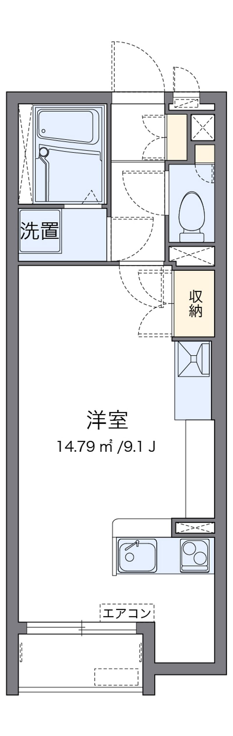 レオネクスト相馬Ⅱ 間取図
