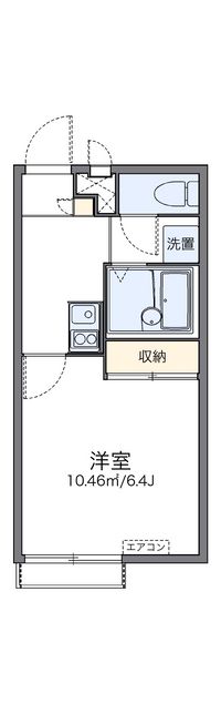 レオパレス安里 間取り図