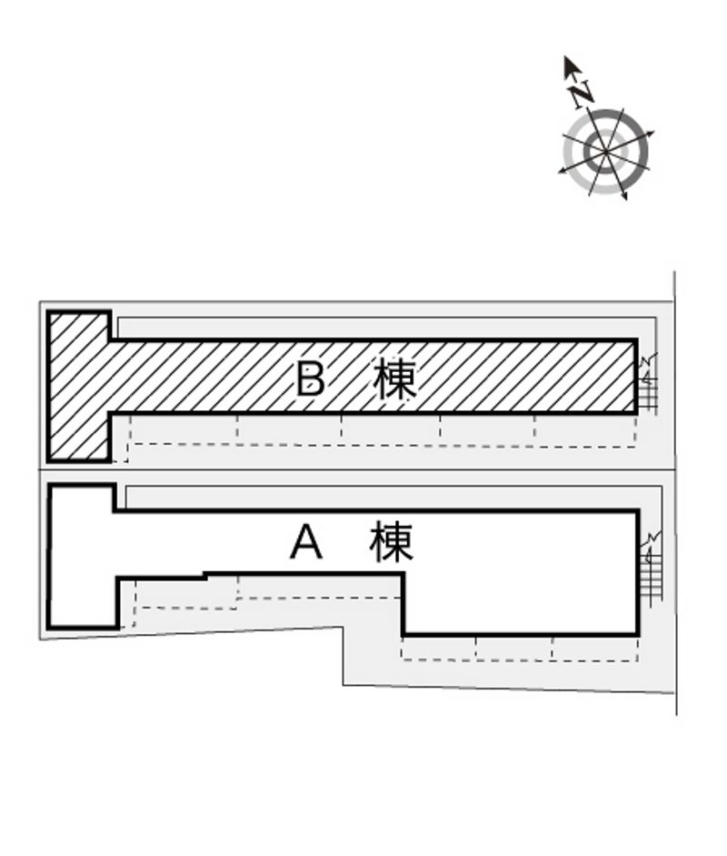 レオパレス吉祥寺第２ 配置図
