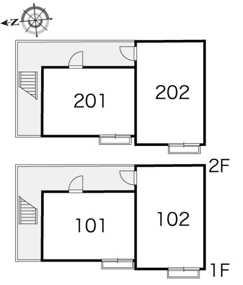 レオパレスサンハイツ 間取り配置図