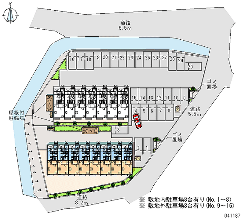 41187 Monthly parking lot