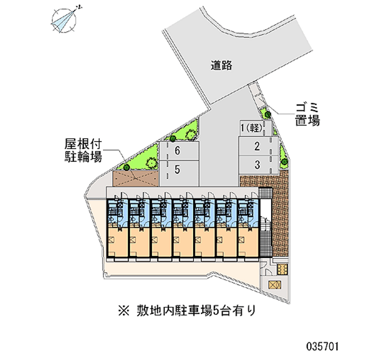 レオパレス藤阪中町 月極駐車場