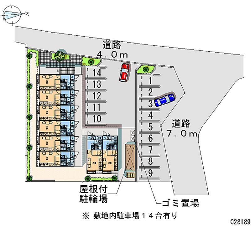 28189 Monthly parking lot