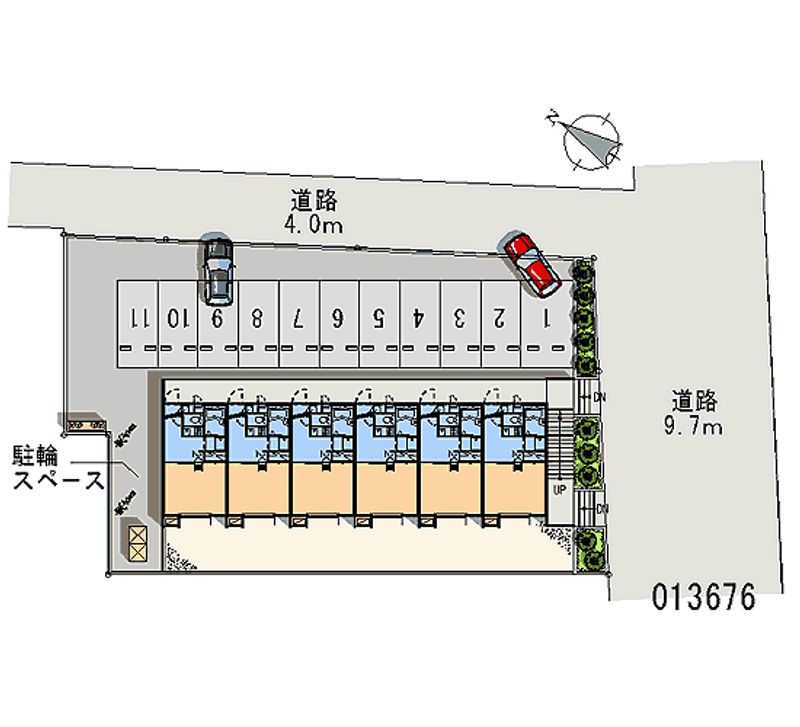 レオパレスシェソア 月極駐車場